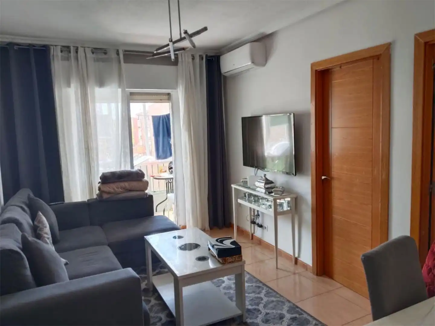 Sala de estar de Piso en venta en Parla con Aire acondicionado y Terraza