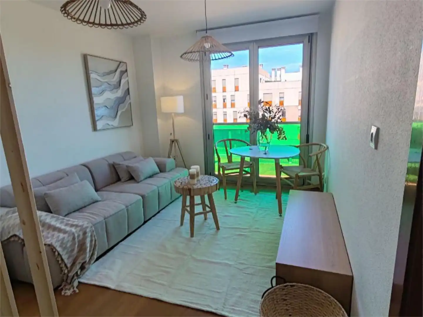 Wohnzimmer von Wohnung zur Miete in Gijón 