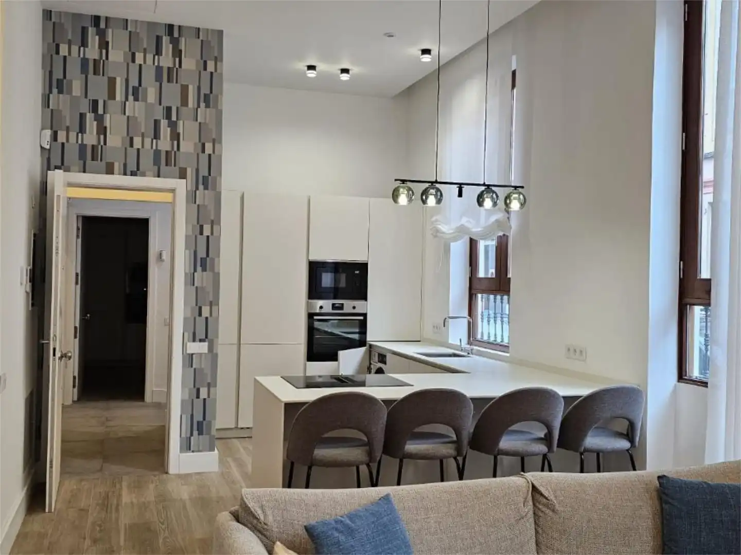 Kitchen of Flat for rent in Las Palmas de Gran Canaria  with Air Conditioner, Heating and Furnished