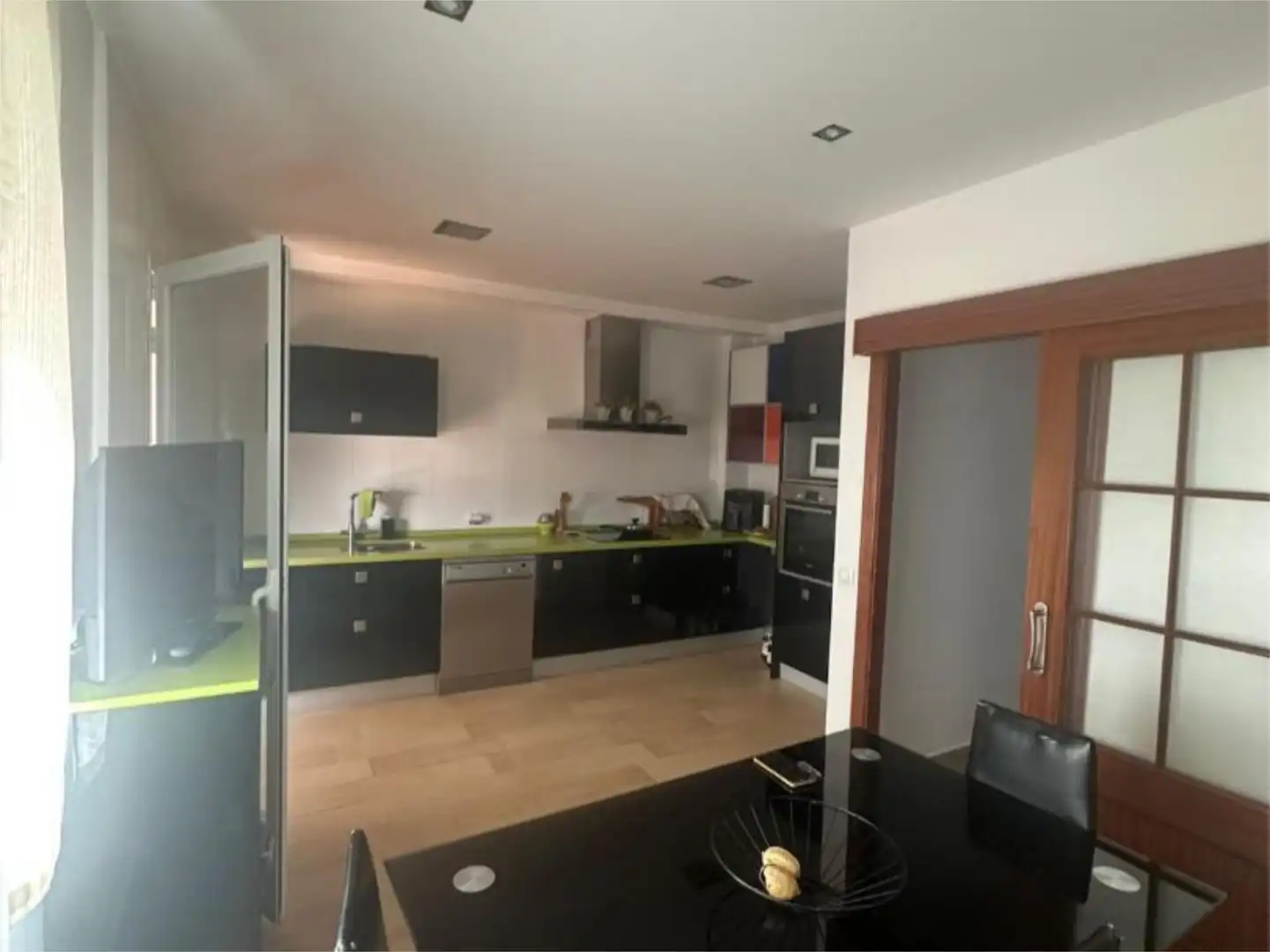 Kitchen of Flat for sale in Valdelacalzada  with Air Conditioner, Terrace and Storage room