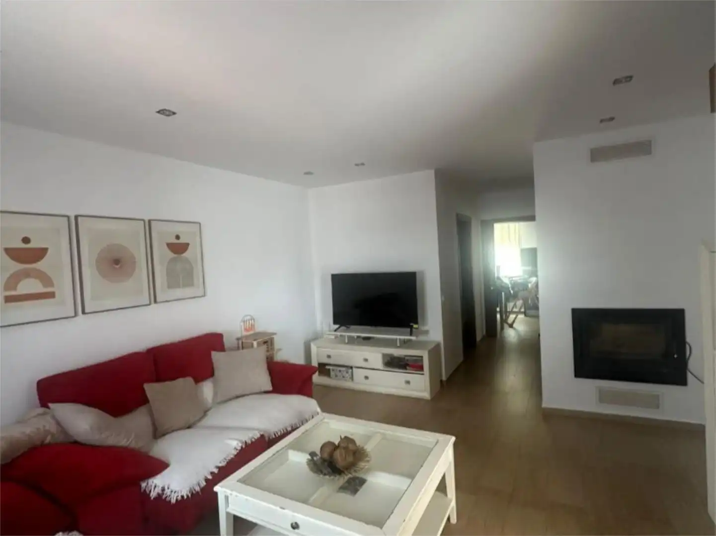 Living room of Flat for sale in Valdelacalzada  with Air Conditioner, Terrace and Storage room