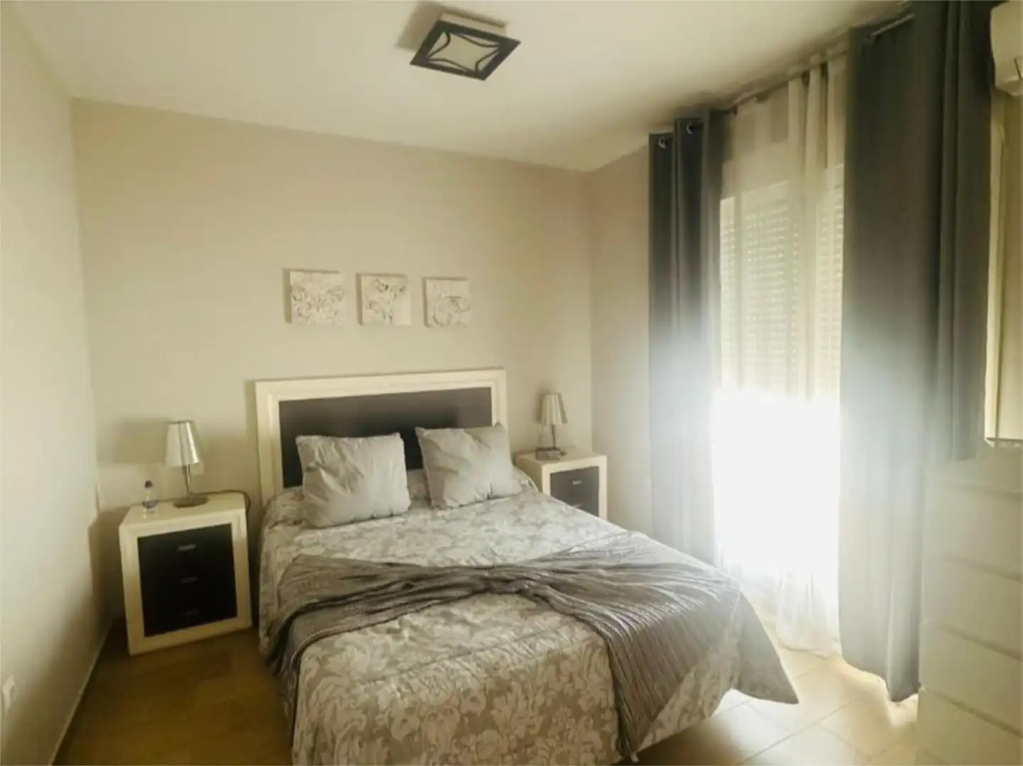 Bedroom of Flat for sale in Valdelacalzada  with Air Conditioner, Terrace and Storage room