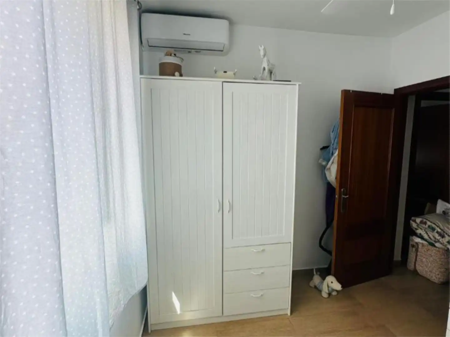 Bedroom of Flat for sale in Valdelacalzada  with Air Conditioner, Terrace and Storage room