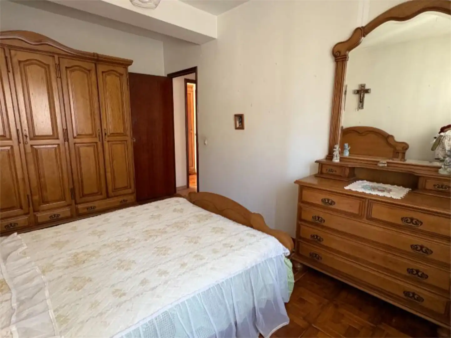 Bedroom of Flat for sale in Ribadeo  with Heating, Private garden and Parquet flooring