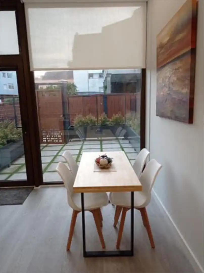 Wohnung zur Miete in Sanxenxo pueblo Esszimmer von Wohnung zur Miete in Sanxenxo mit Heizung, Privatgarten und Terrasse