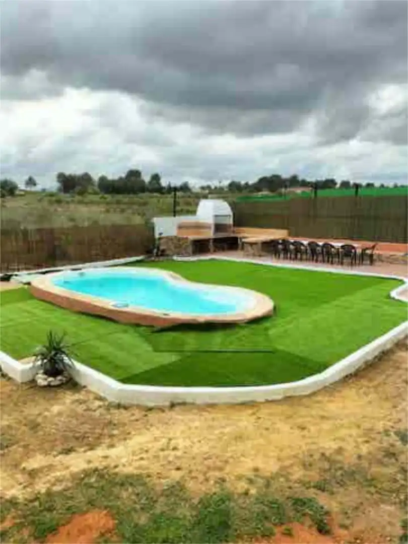 Piscina de Casa adosada de alquiler en Montserrat con Calefacción, Jardín privado y Terraza