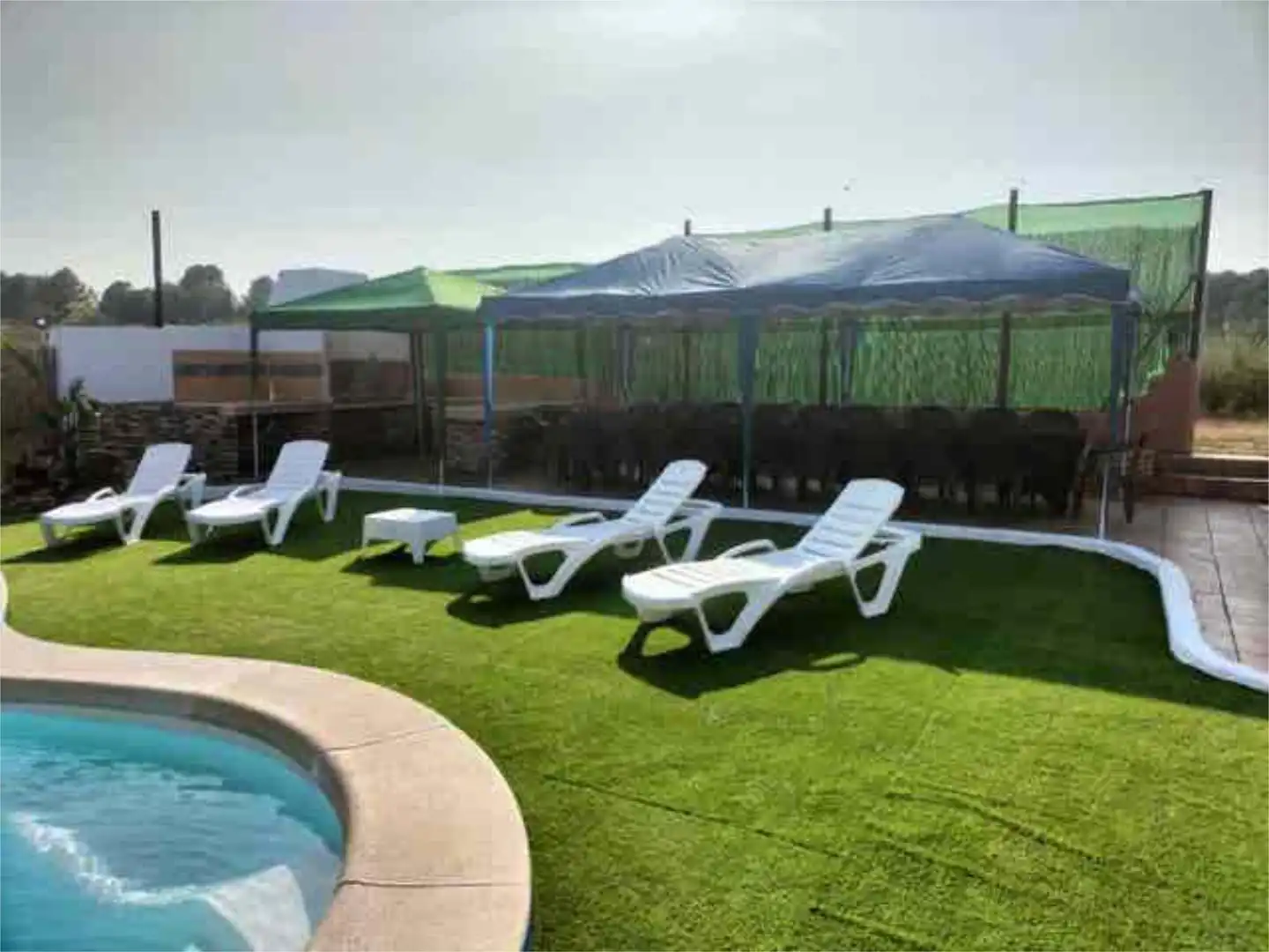 Piscina de Casa adosada de alquiler en Montserrat con Calefacción, Jardín privado y Terraza