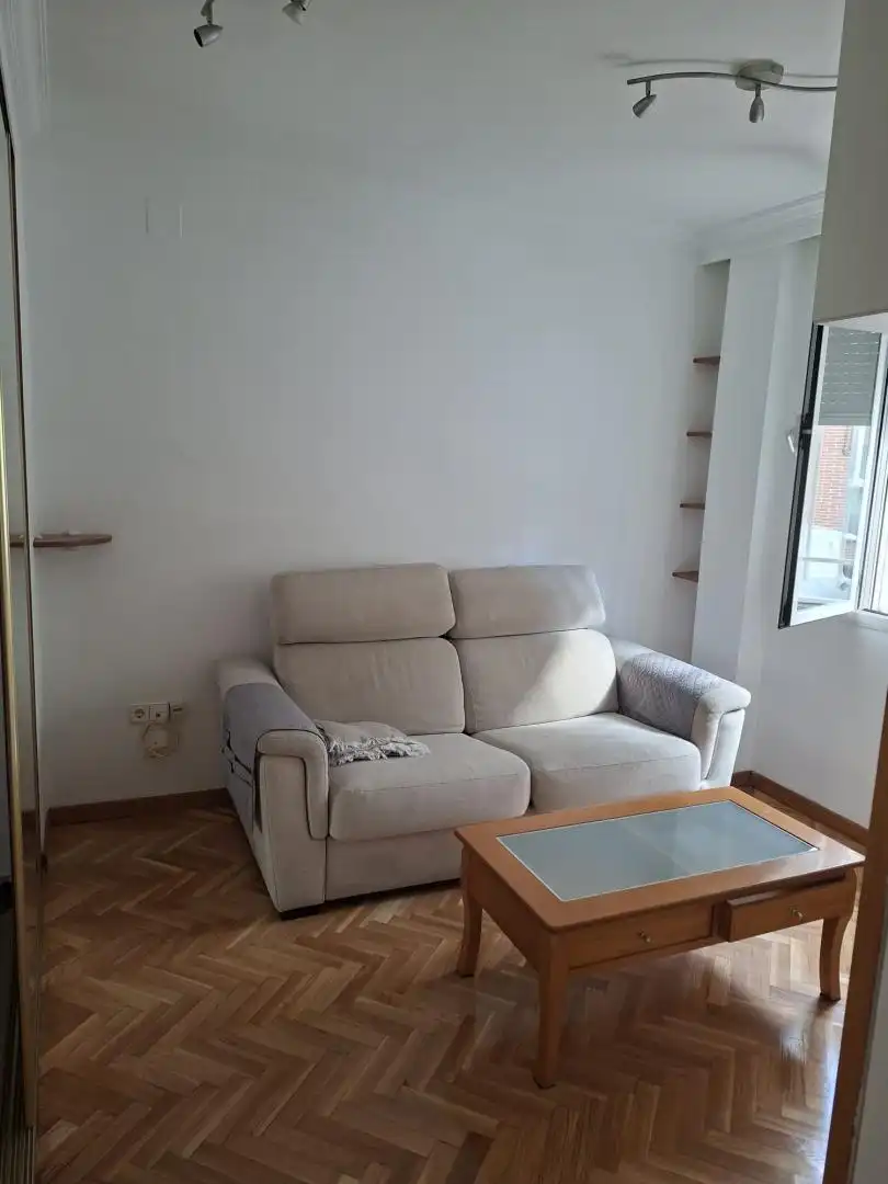 Sala d'estar de Pis de lloguer en  Madrid Capital amb Aire condicionat