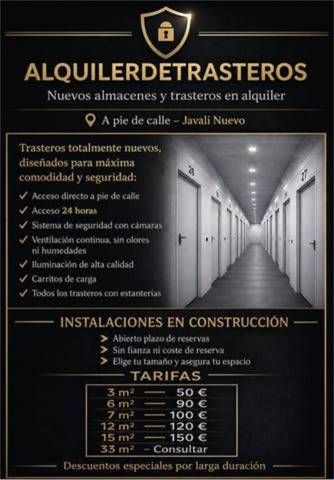 Trastero en Alquiler en Javalí Nuevo