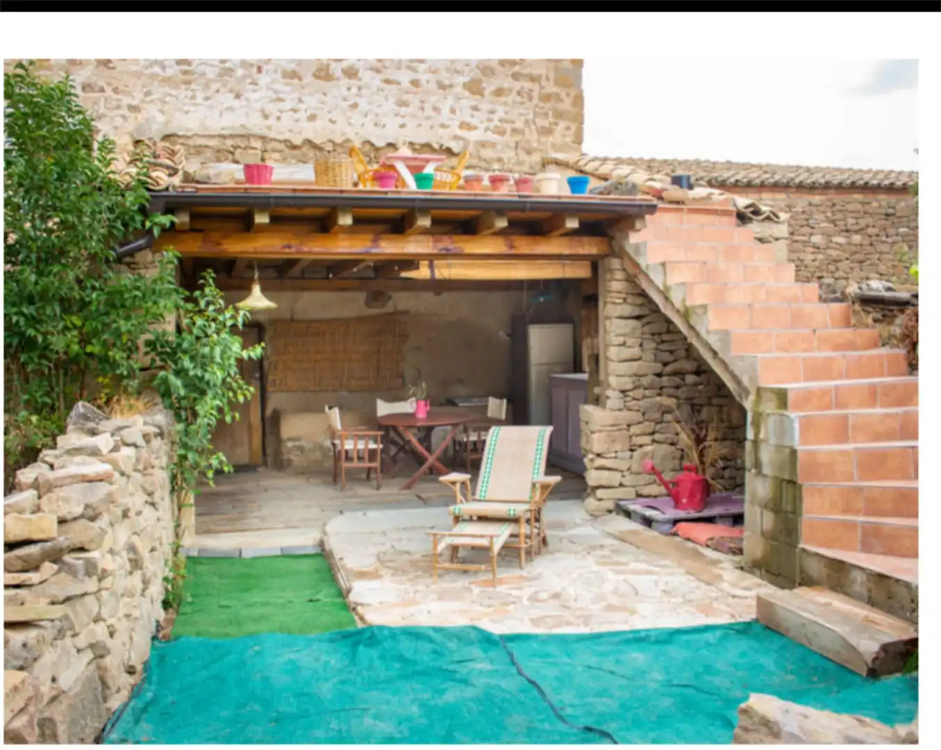 Terrassa de Finca rústica en venda en Urriés amb Jardí privat, Terrassa i Traster