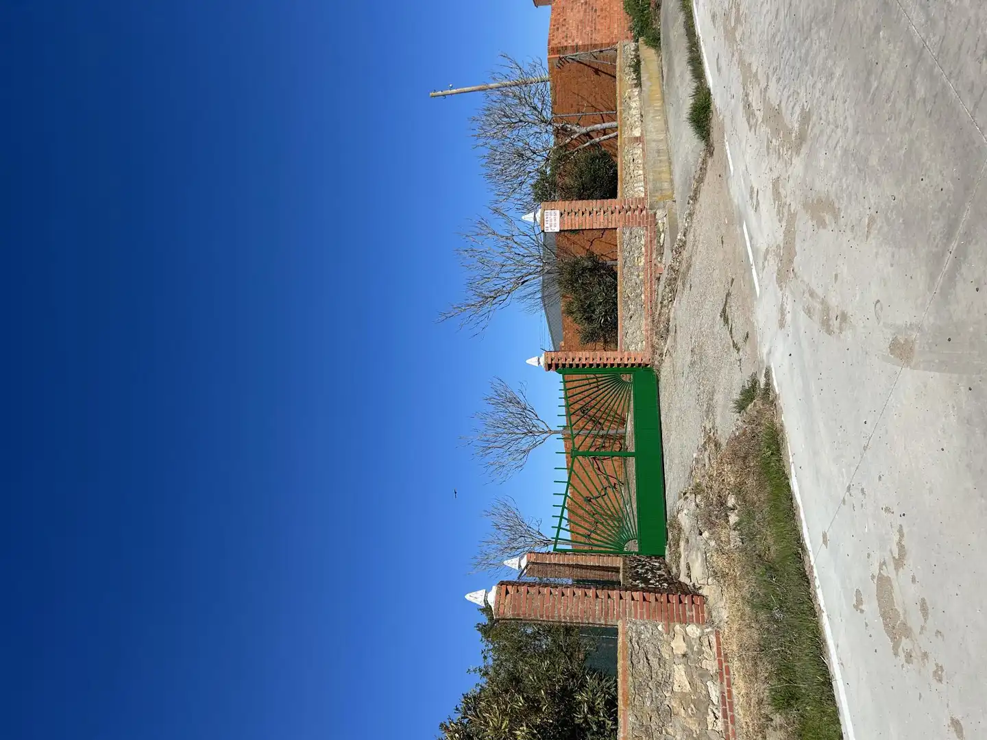 Exterior view of Single-family semi-detached for sale in Alaejos  with Heating, Private garden and Storage room