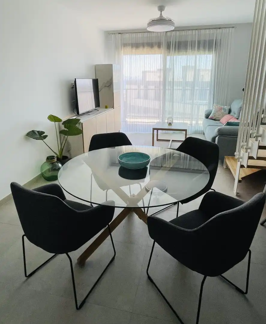 Piso en venta en Calle Canarias, 6-2, Monte y Mar Comedor de Piso en venta en Santa Pola con Aire acondicionado, Terraza y Piscina