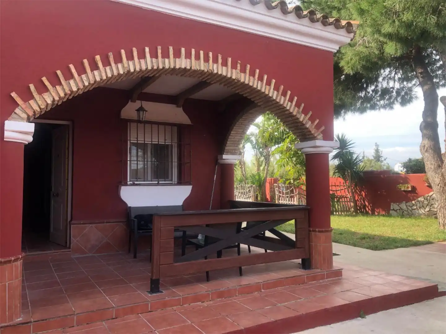 Terraza de Casa o chalet de alquiler en El Puerto de Santa María con Aire acondicionado, Calefacción y Jardín privado
