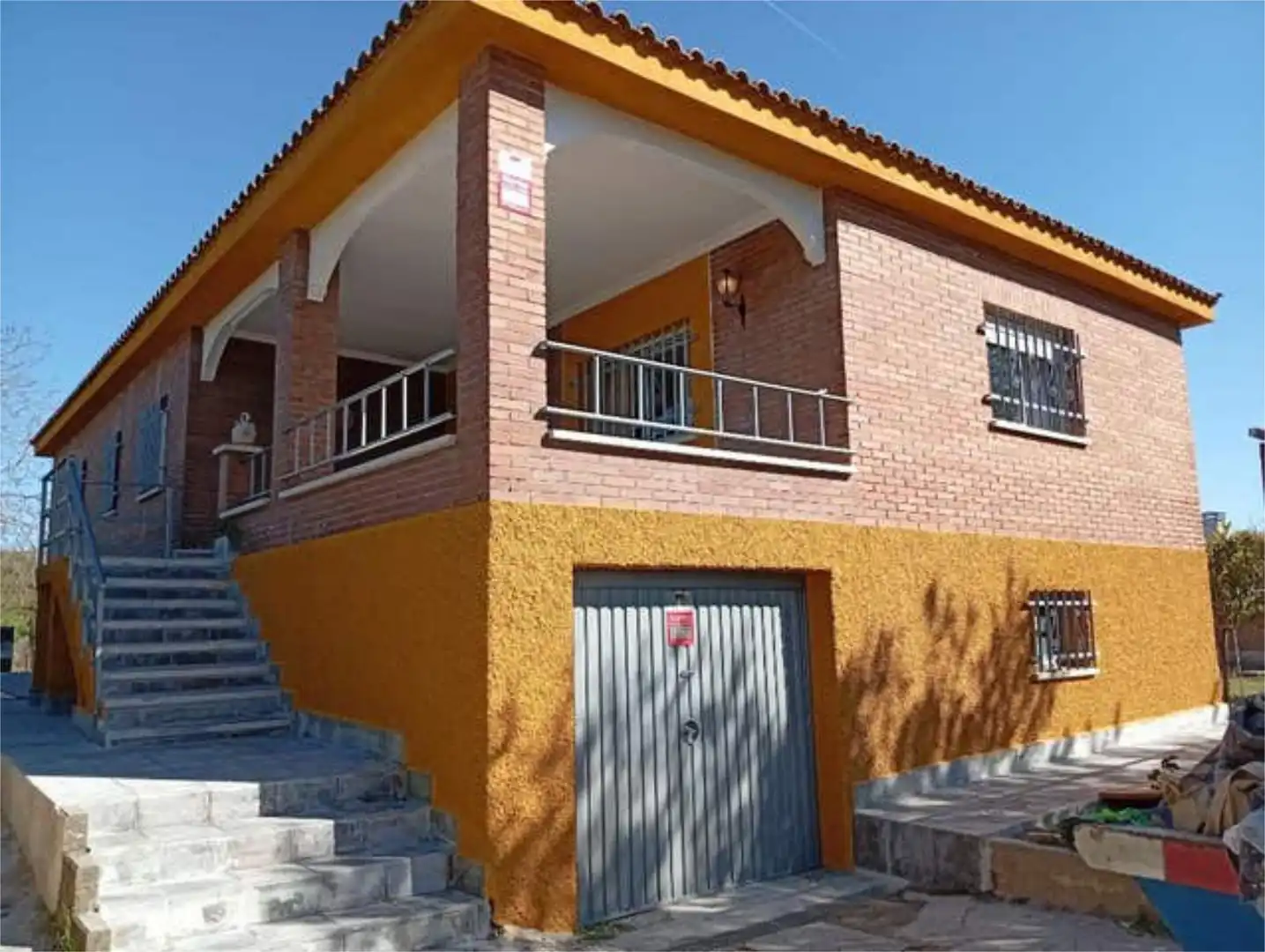 Vista exterior de Casa o chalet en venta en Valdeavero con Calefacción, Jardín privado y Terraza