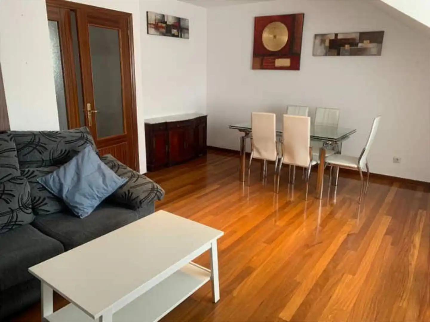 Wohnzimmer von Wohnung zur Miete in Fuensaldaña mit Heizung und Möbliert