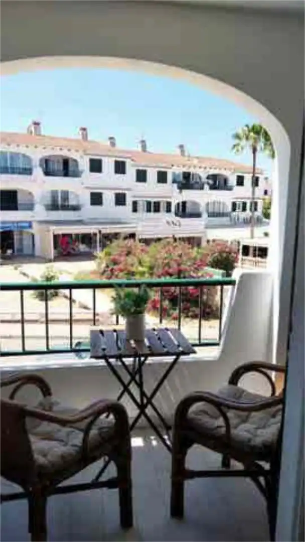 Terraza de Apartamento de alquiler en Alaior con Jardín privado, Piscina y Amueblado