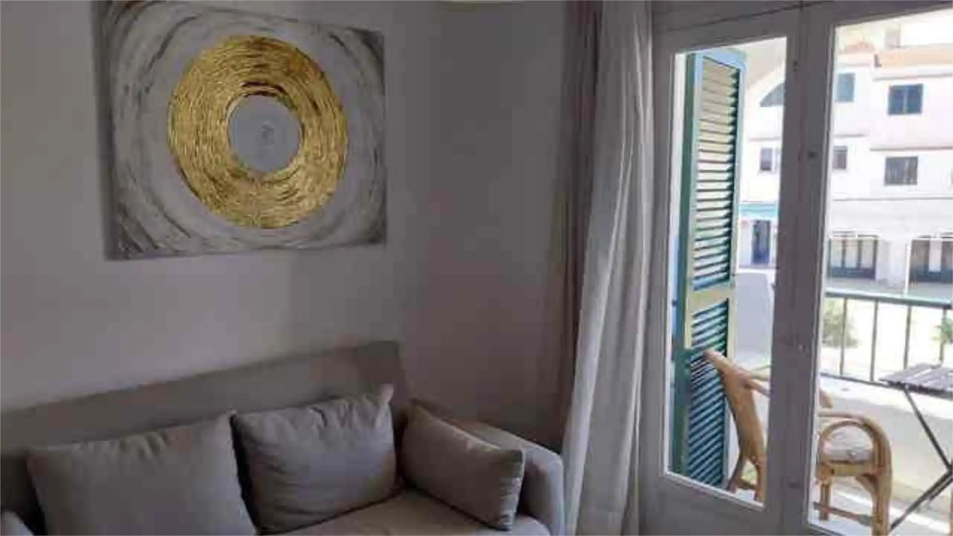 Habitación de Apartamento de alquiler en Alaior con Jardín privado, Piscina y Amueblado