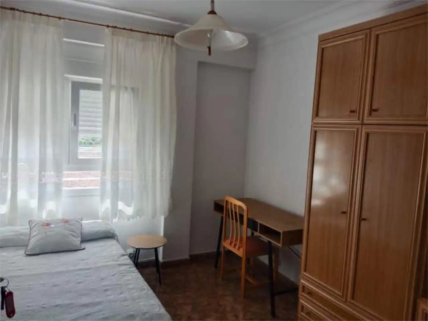 Flat for rent in Encarnación Bedroom of Flat for rent in Huesca with Heating, Terrace and Furnished