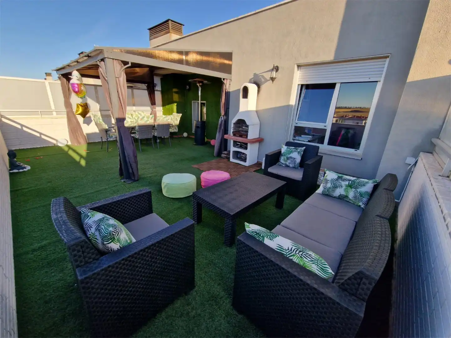 Terraza de Ático en venta en Castellanos de Moriscos con Terraza, Piscina y Balcón