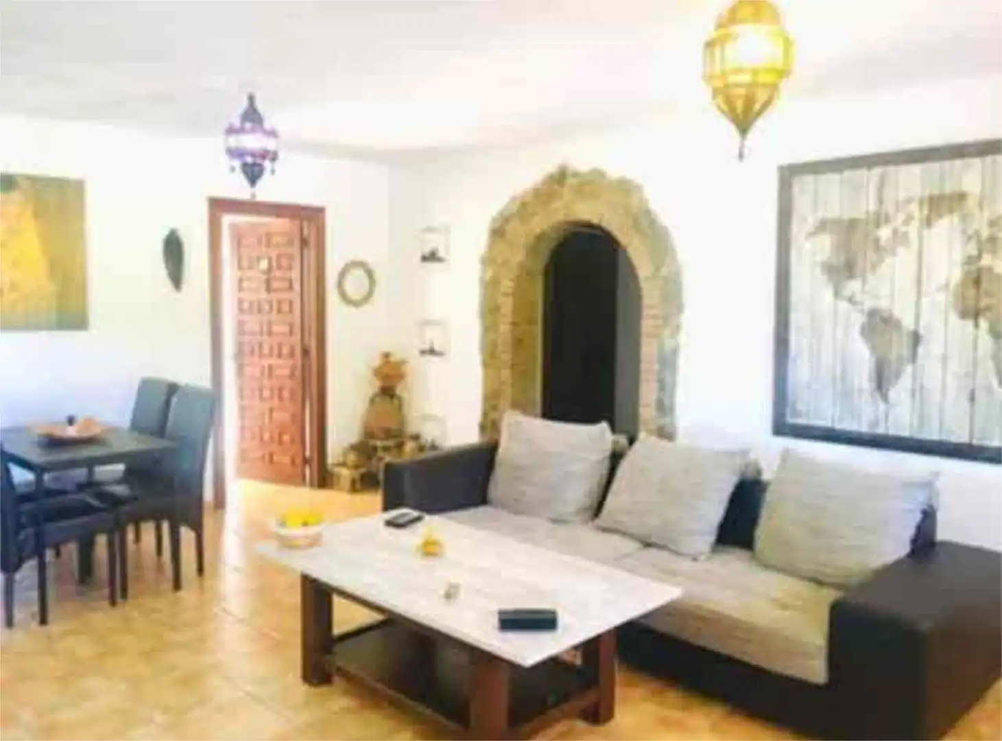 Sala d'estar de Casa adosada en venda en Málaga Capital amb Terrassa