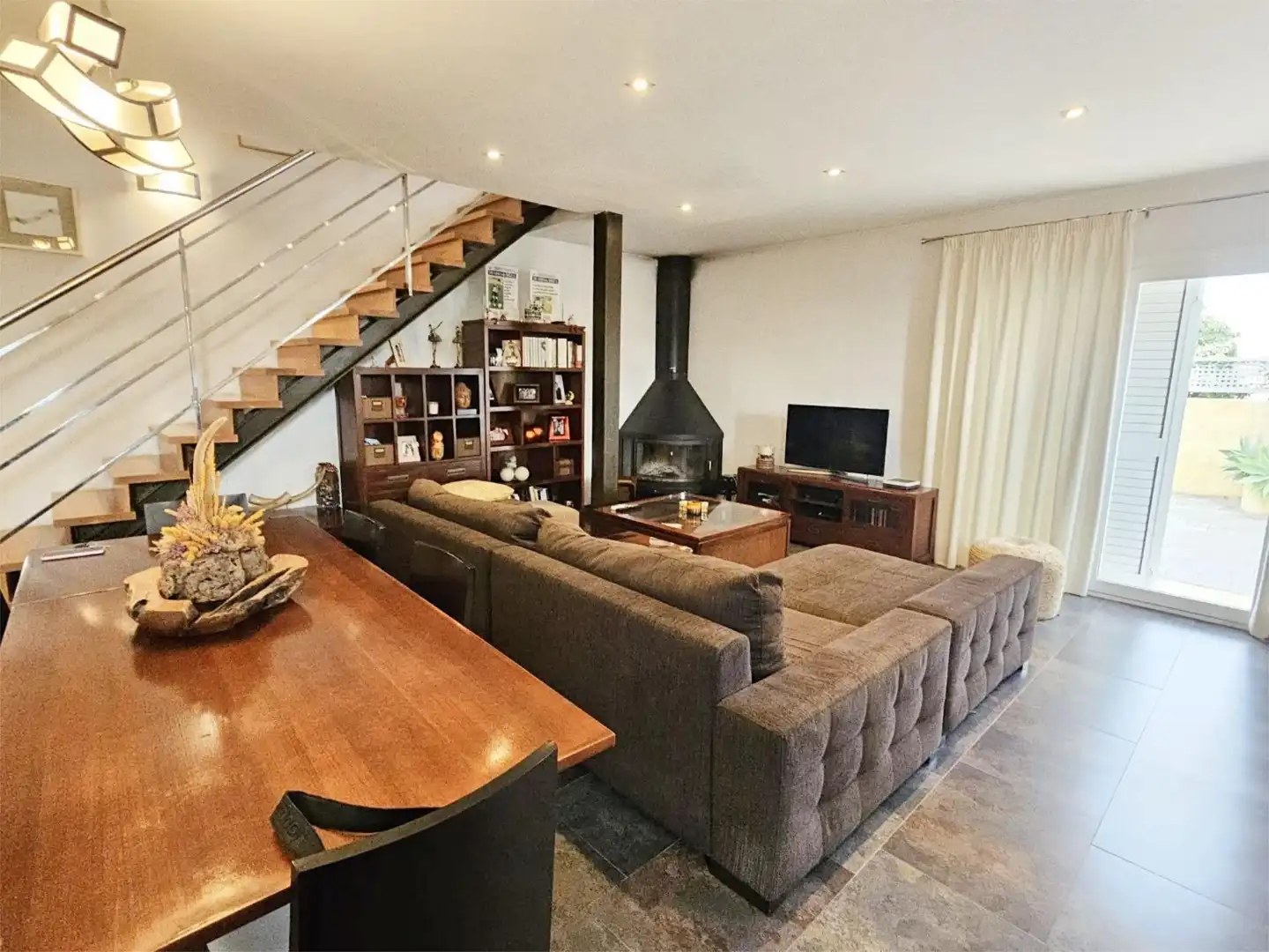 Piso en venta en Carrer de la Terrol·la, 25, Jesús Sala de estar de Piso en venta en Santa Eulària des Riu con Aire acondicionado, Terraza y Balcón