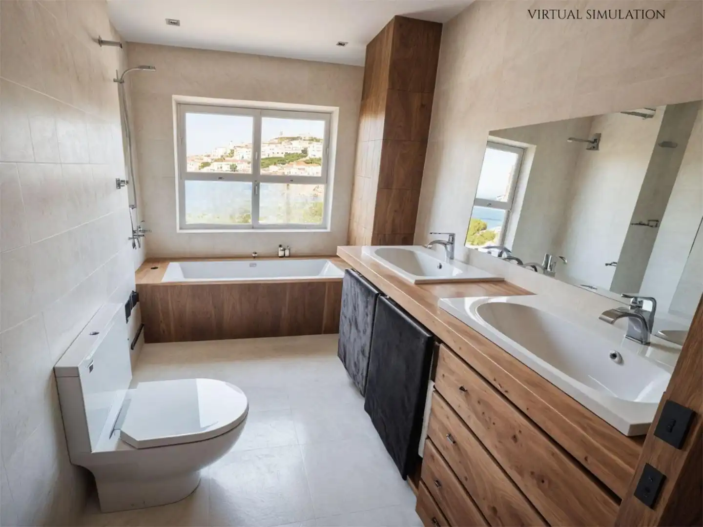 Attic for sale in Avinguda de Bartomeu de Roselló, 25, S'Eixample - Can Misses Bathroom of Attic for sale in Eivissa with Terrace and Balcony