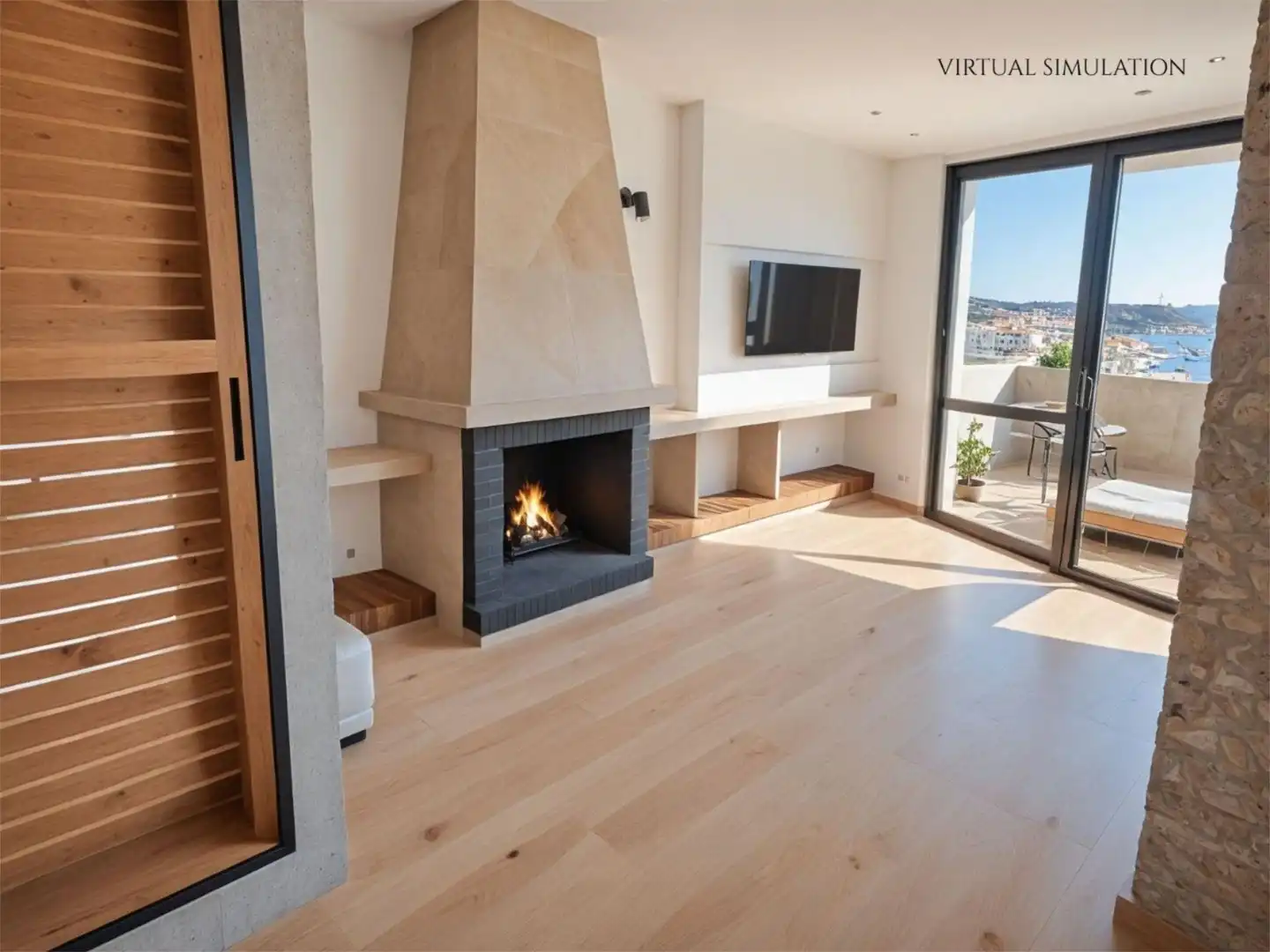 Attic for sale in Avinguda de Bartomeu de Roselló, 25, S'Eixample - Can Misses Living room of Attic for sale in Eivissa with Terrace and Balcony