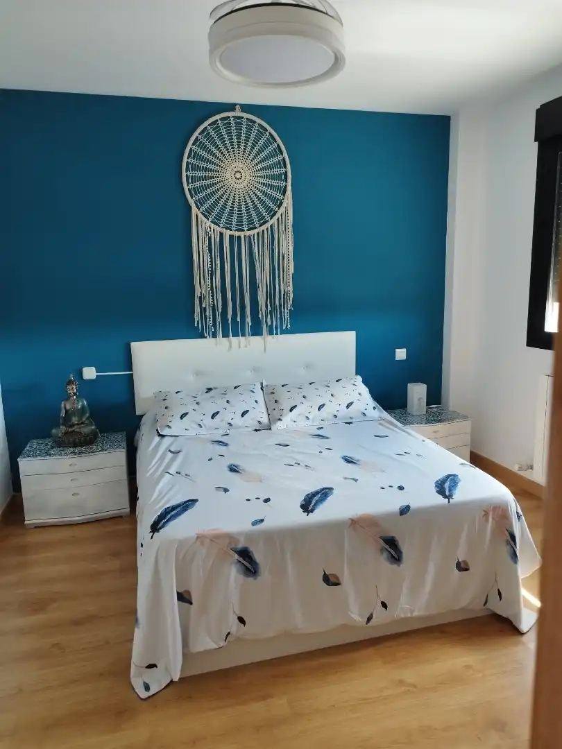 Schlafzimmer von Maisonette zum Verkauf in Zaragoza mit Klimaanlage, Privatgarten und Parkett