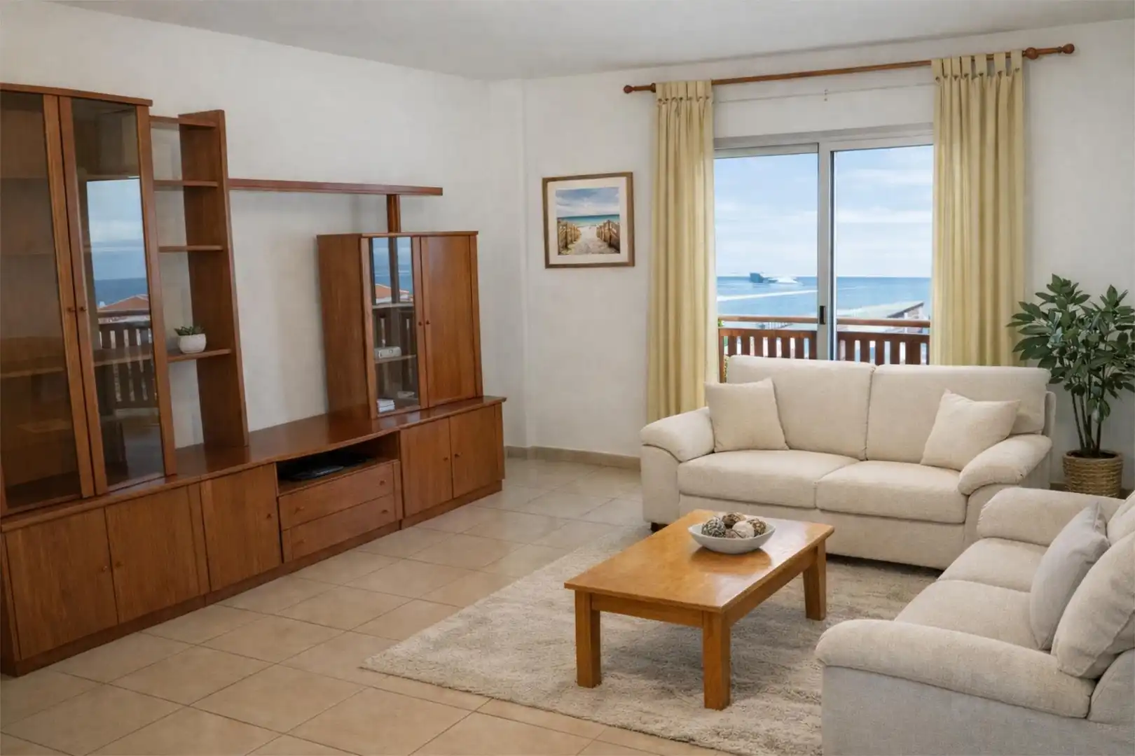 Living room of Flat for sale in Adeje  with Terrace, Storage room and Furnished