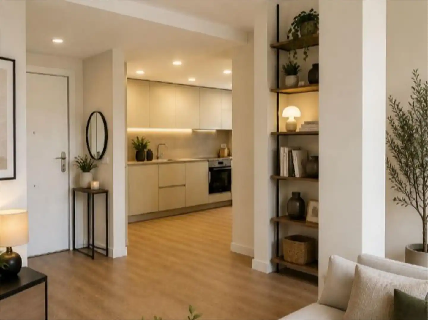 Kitchen of Flat for sale in  Madrid Capital  with Air Conditioner, Heating and Terrace