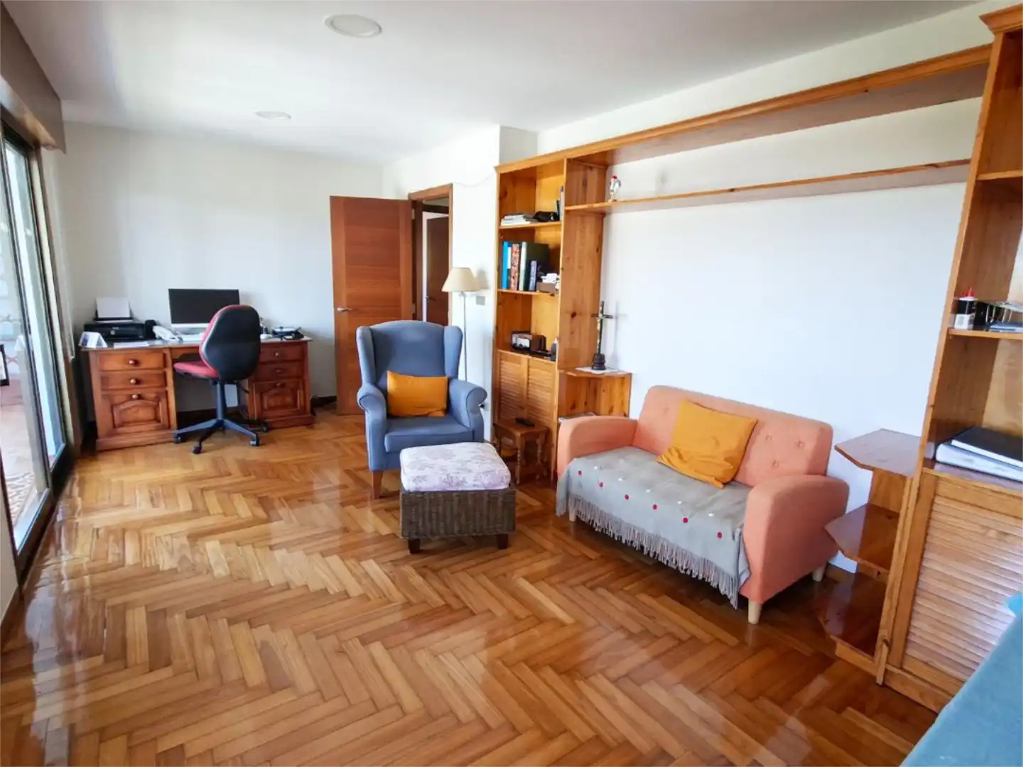 Sala de estar de Casa o chalet en venta en Nigrán con Terraza y Balcón