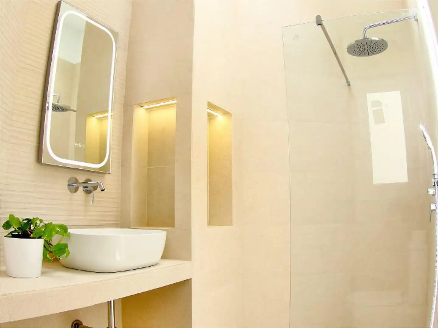 Piso de alquiler en Ifara - Las Mimosas Baño de Piso de alquiler en Santa Cruz de Tenerife con Jardín privado, Amueblado y Videoportero