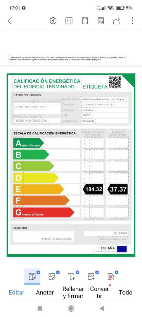 Wohnung zum Verkauf in Calle Juan de la Cierva, 15, Barrio de Zaidín Garten von Wohnung zum Verkauf in Granada Capital mit Klimaanlage und Balkon