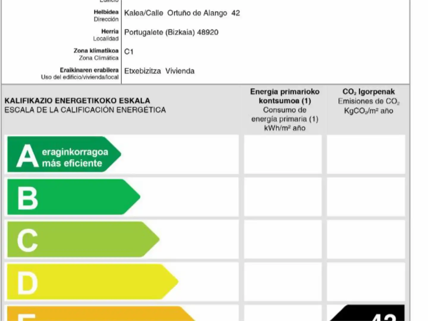 Piso en venta en Portugalete con Balcón