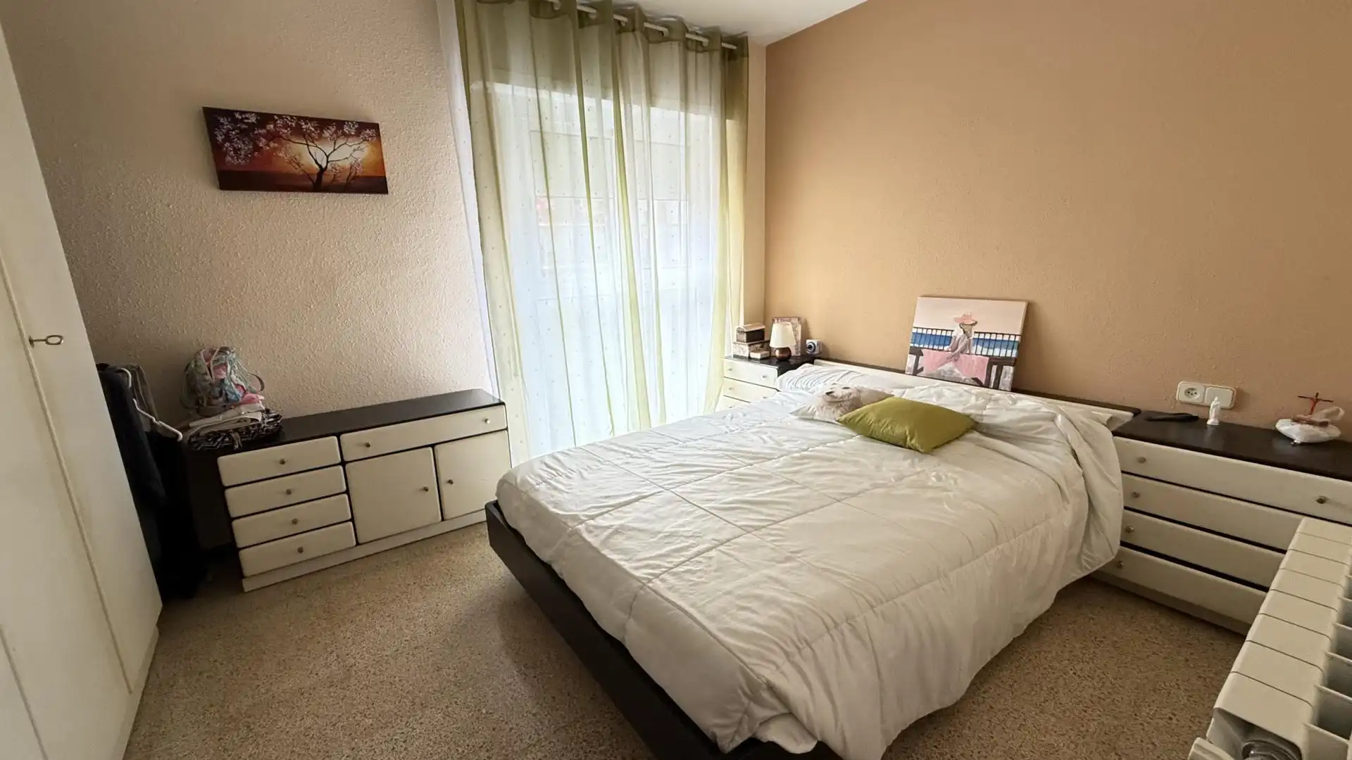 Bedroom of Flat for sale in Sabadell  with Air Conditioner and Balcony