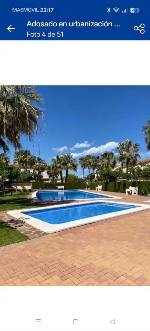 Piscina de Casa o chalet de alquiler en Oropesa del Mar / Orpesa con Jardín privado, Terraza y Piscina