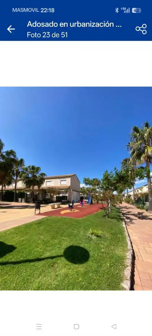 Vista exterior de Casa o chalet de alquiler en Oropesa del Mar / Orpesa con Jardín privado, Terraza y Piscina