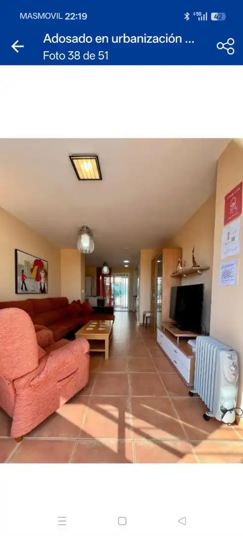Sala de estar de Casa o chalet de alquiler en Oropesa del Mar / Orpesa con Jardín privado, Terraza y Piscina