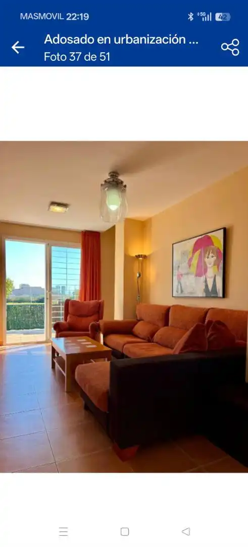 Sala de estar de Casa o chalet de alquiler en Oropesa del Mar / Orpesa con Jardín privado, Terraza y Piscina
