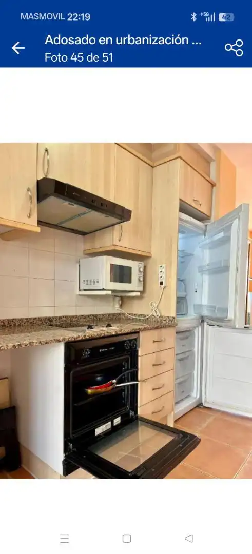 Cocina de Casa o chalet de alquiler en Oropesa del Mar / Orpesa con Jardín privado, Terraza y Piscina