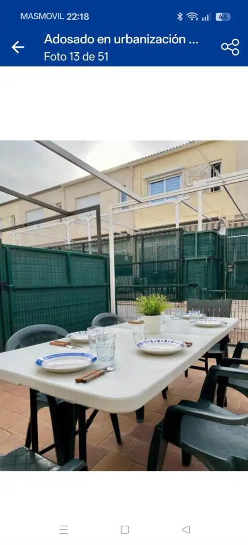 Terraza de Casa o chalet de alquiler en Oropesa del Mar / Orpesa con Jardín privado, Terraza y Piscina
