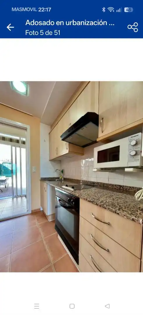 Cocina de Casa o chalet de alquiler en Oropesa del Mar / Orpesa con Jardín privado, Terraza y Piscina