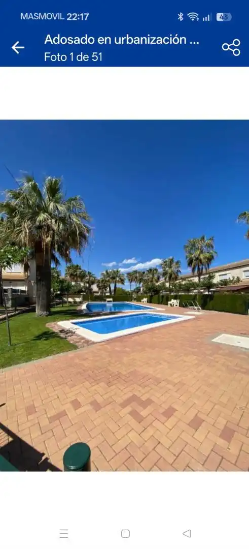 Piscina de Casa o chalet de alquiler en Oropesa del Mar / Orpesa con Jardín privado, Terraza y Piscina