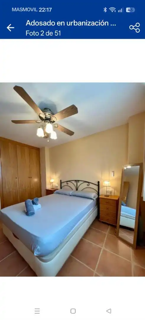Habitación de Casa o chalet de alquiler en Oropesa del Mar / Orpesa con Jardín privado, Terraza y Piscina