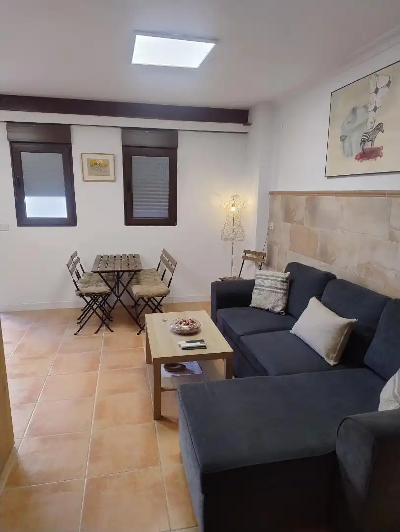 Sala de estar de Apartamento de alquiler en Sevilla con Aire acondicionado, Calefacción y Amueblado