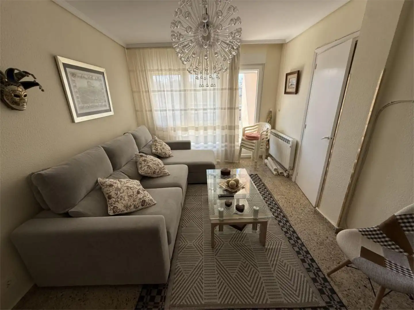 Living room of Flat for rent in Medina de Pomar  with Heating, Terrace and Storage room