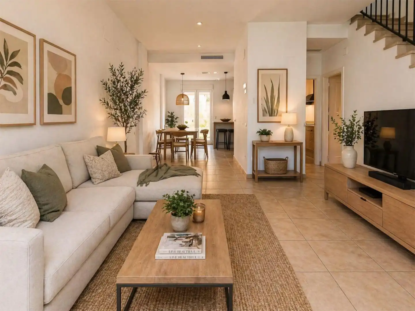 Sala de estar de Dúplex en venta en Valencia con Aire acondicionado, Calefacción y Terraza