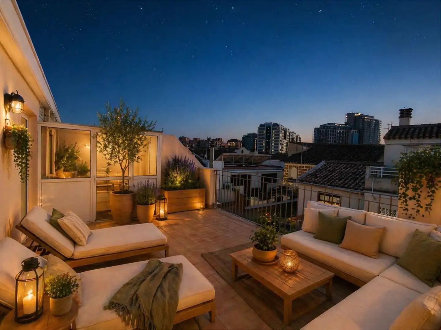Terraza de Dúplex en venta en  Valencia Capital con Aire acondicionado, Calefacción y Terraza