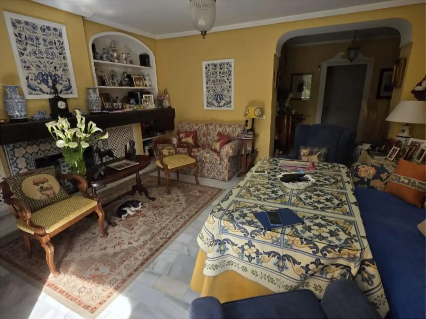 Sala de estar de Piso en venta en Algeciras con Aire acondicionado, Calefacción y Jardín privado