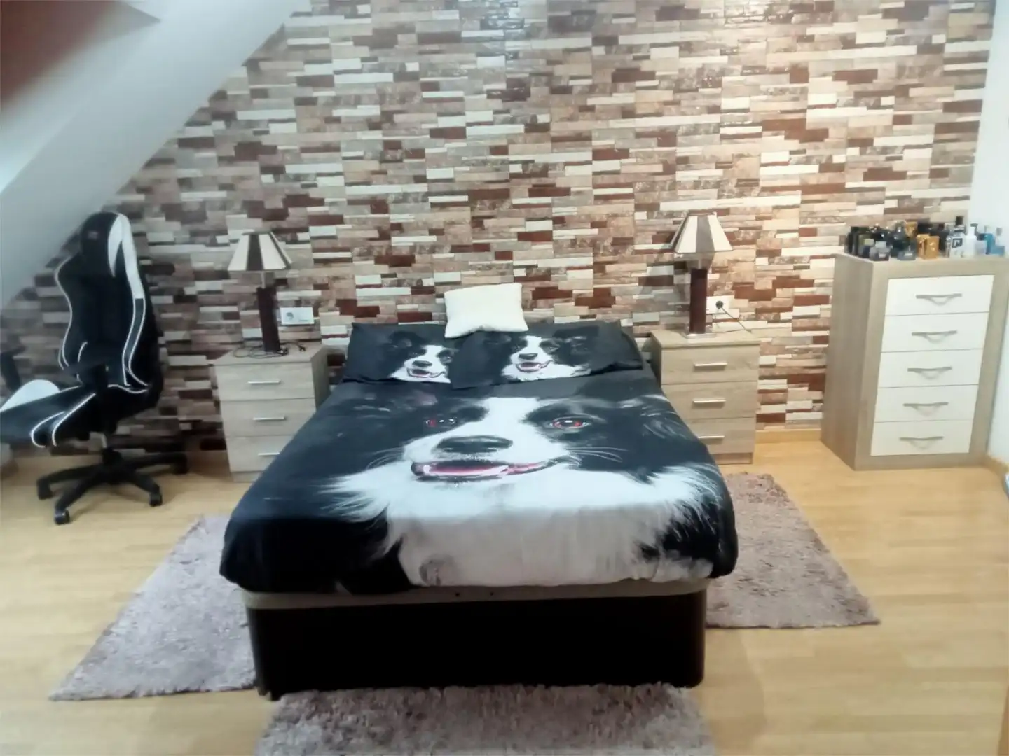 Bedroom of Flat for sale in Negreira  with Heating, Parquet flooring and Terrace